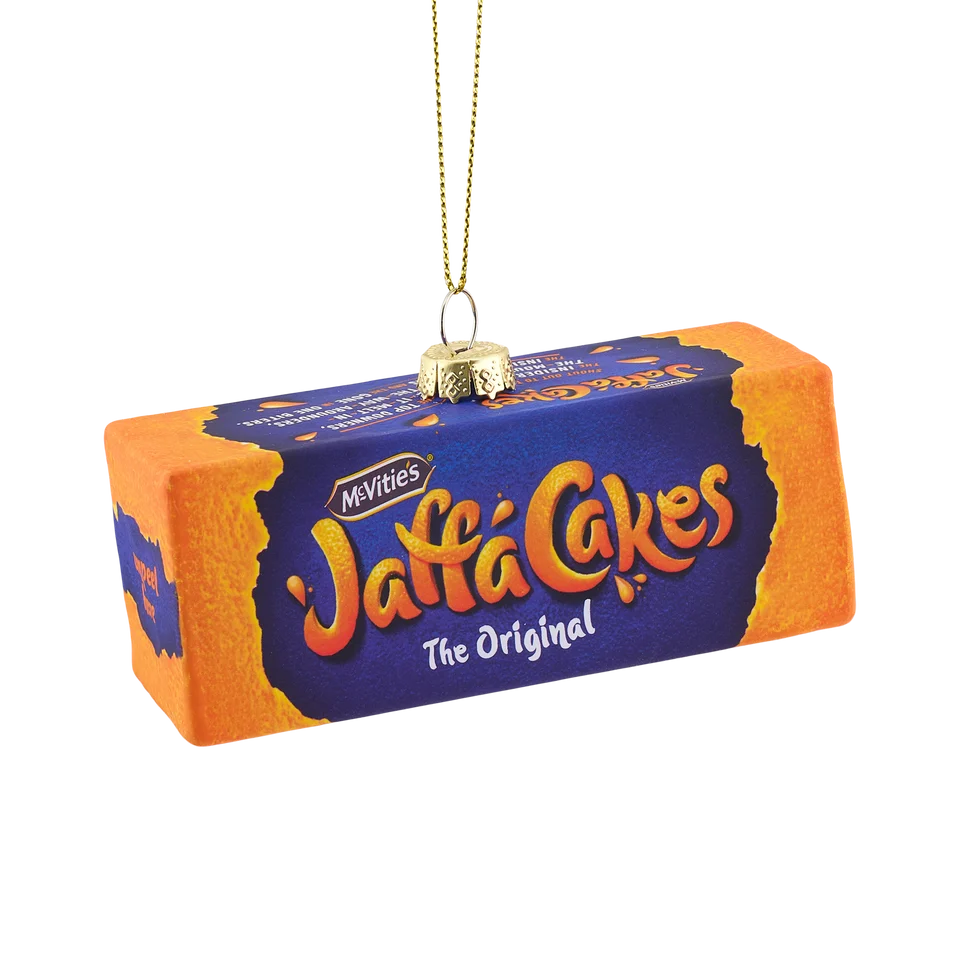 Jaffa Cakes Glass Decoration