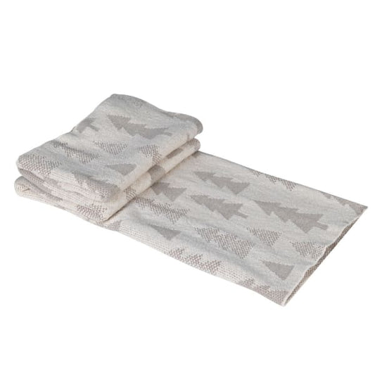 Natural Tree Cotton Throw
