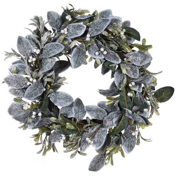 Medium Frost Eucalyptus Wreath