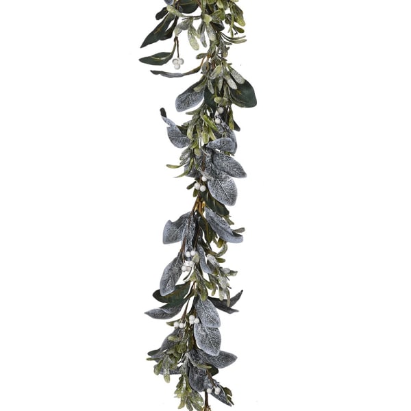 Frost Laurel and Mistletoe Garland