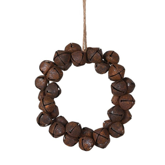 Rustic Bells Hanging Wreath