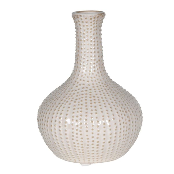 Cream Urchin Vase