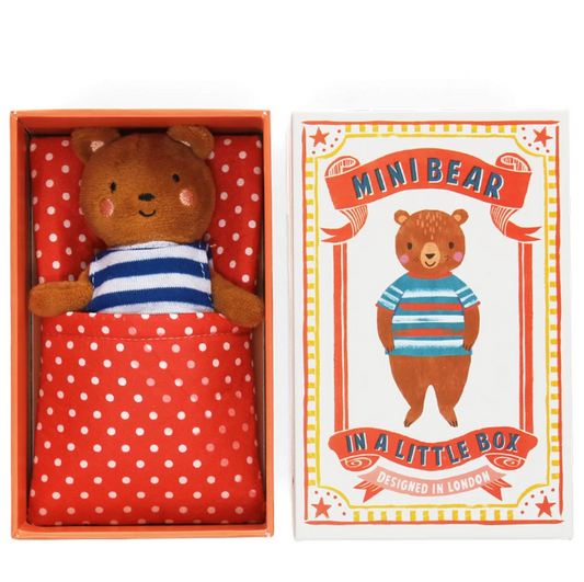 Mini Bear In A Little Box - Soft Toy