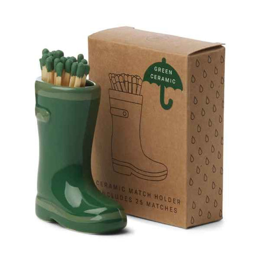 Wellington Boot Matches Holder with 25 Matches