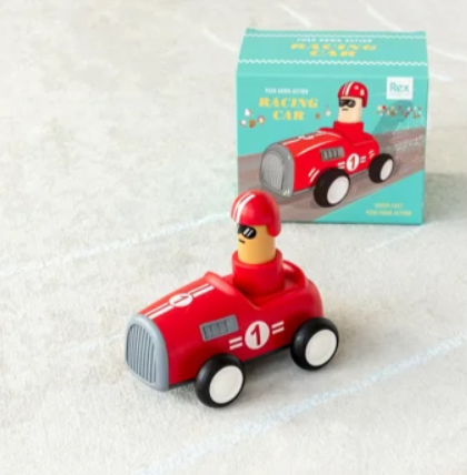 Push Down Action Racing Car