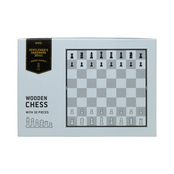 Gentlemen's Hardware Wooden Chess set