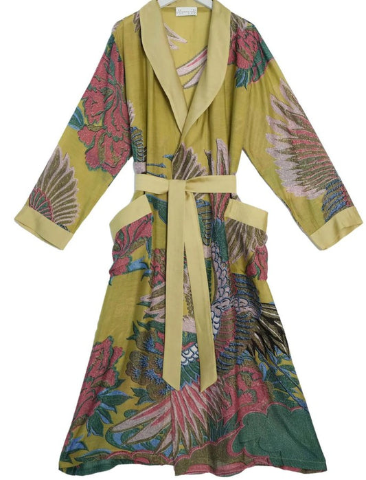 One Hundred Stars Crane Olive Gown