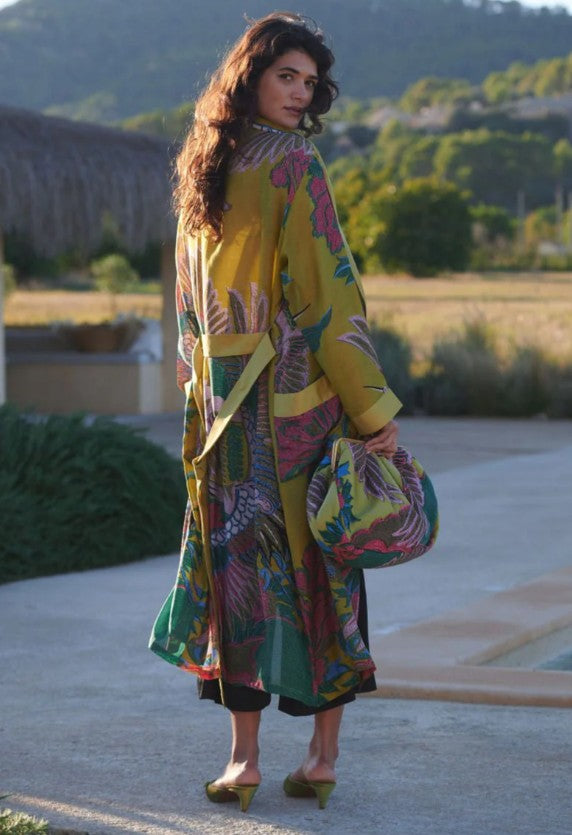 One Hundred Stars Crane Olive Gown