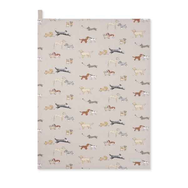 Sophie Allport Tea Towel - Doggy Daycare