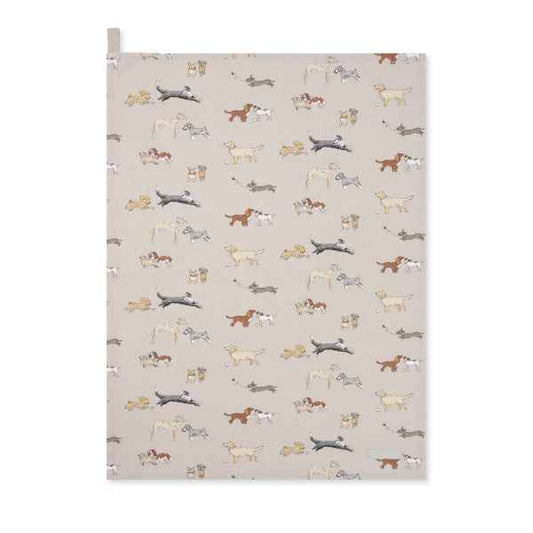 Sophie Allport Tea Towel - Doggy Daycare