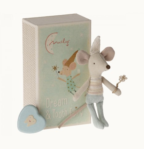 Maileg Tooth Fairy Mouse - Little Brother In Matchbox