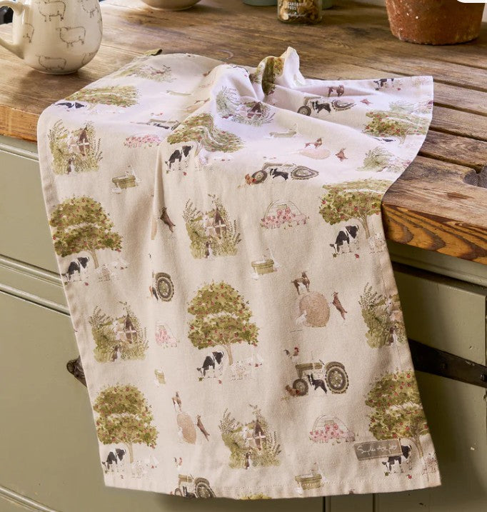 Sophie Allport Tea Towel - Farm Friends