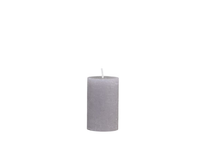 Macon Pillar Candle Rustic - French Grey