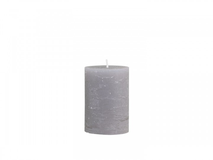 Macon Pillar Candle Rustic - French Grey