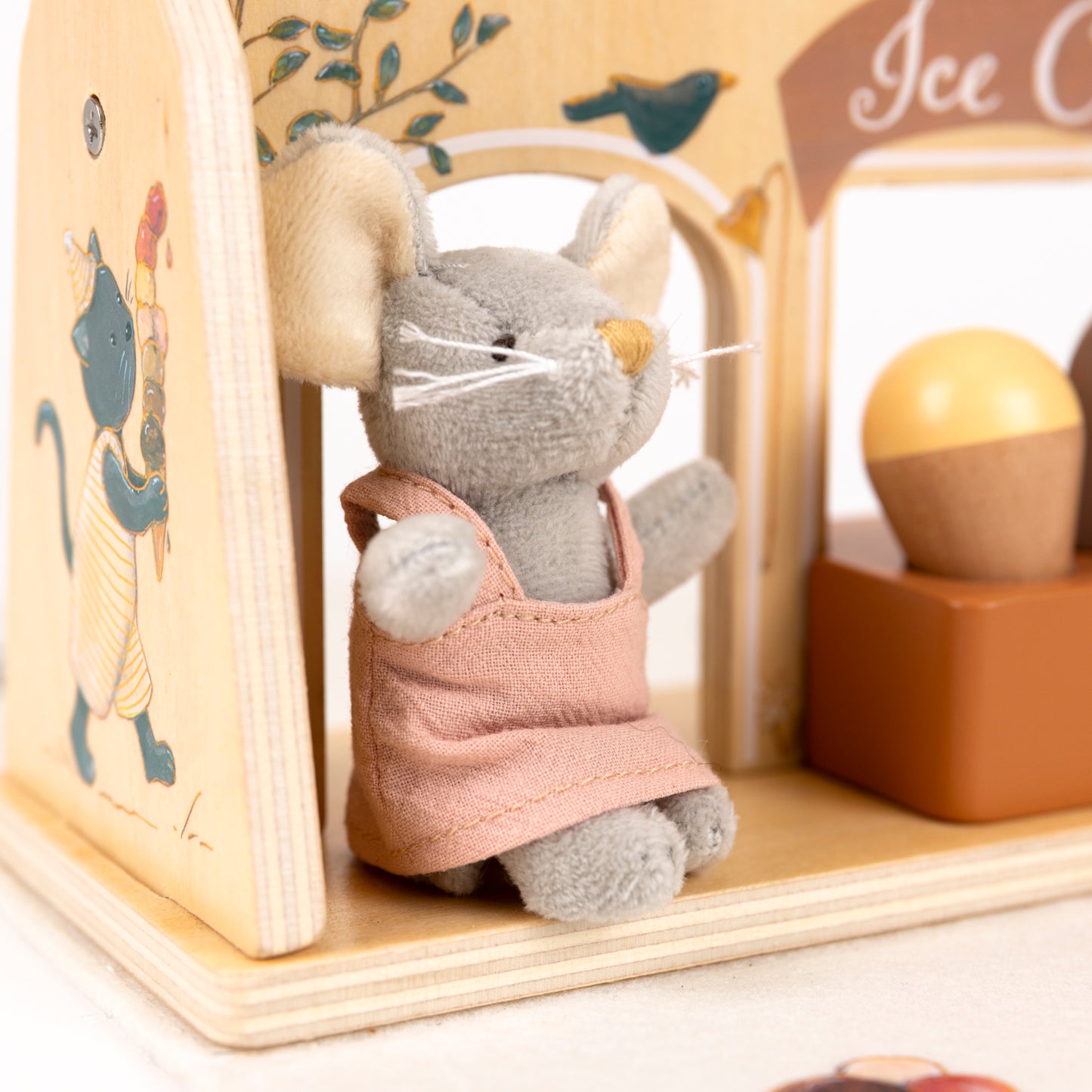 Egmont Toys - Felt Ice Cream Shop with Agathe Mouse Miniature Friends