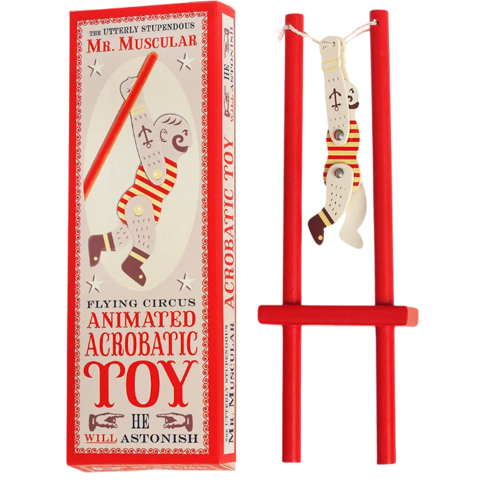 Wooden Acrobatic Toy - Mr. Muscular
