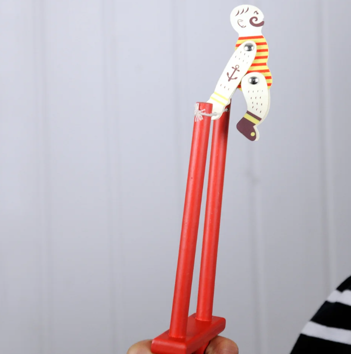 Wooden Acrobatic Toy - Mr. Muscular