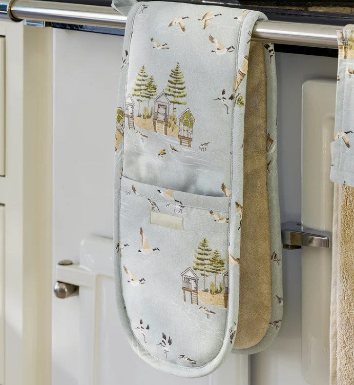 Sophie Allport Double Oven Glove - Sea Birds
