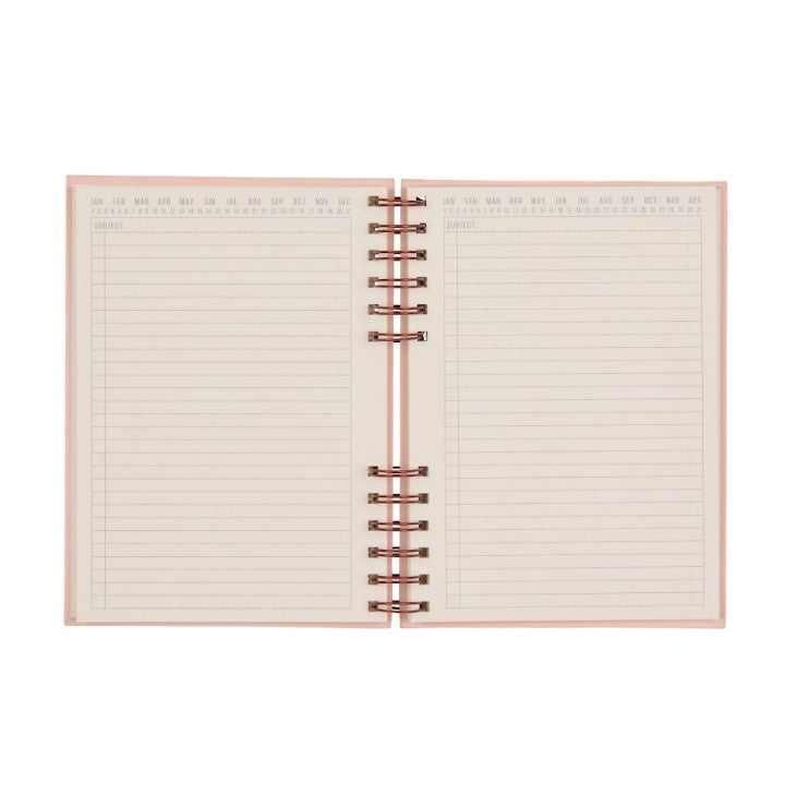 Designworks Ink Standard Issue Planner Notebook - Rosewood & Blush