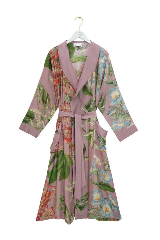 One Hundred Stars Rhodoleia Gown - Pink