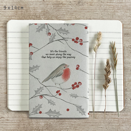East of India Small Bird Notebook - Friends we Meet