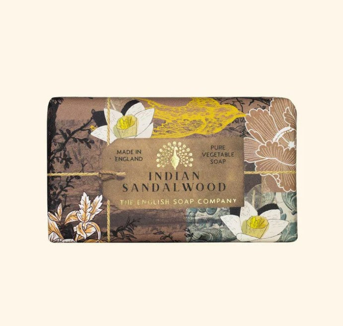 The English Soap Company Anniversary Soap Bar - Indian Sandalwood