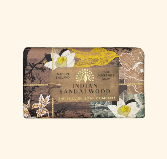 The English Soap Company Anniversary Soap Bar - Indian Sandalwood