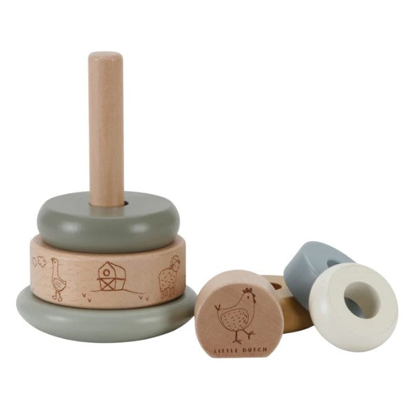 Little Dutch Rocking Ring Stacker - Little Farm