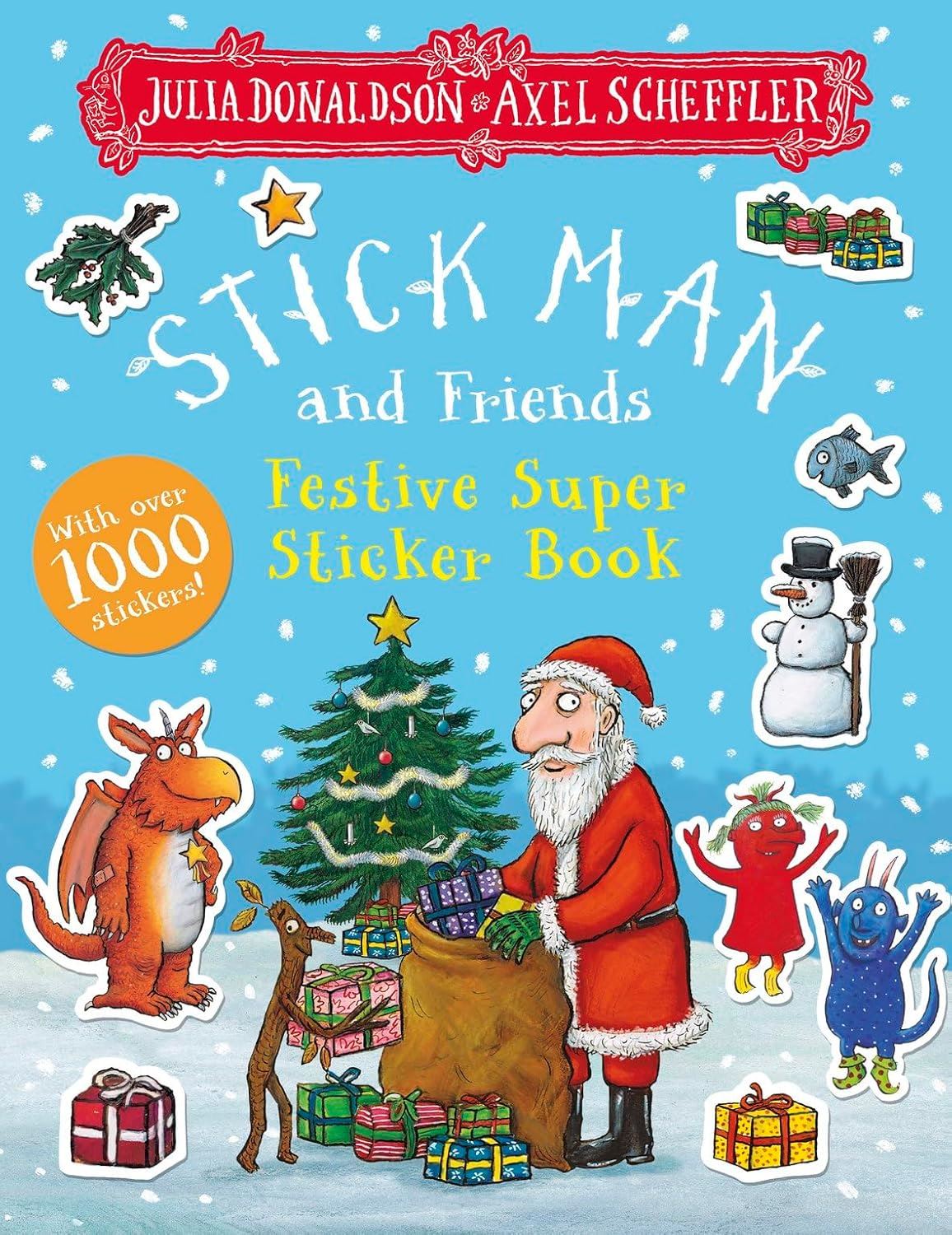 Stick Man And Friends Festive Super Sticker Book
