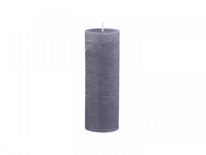 Macon Pillar Candle Rustic - Stone
