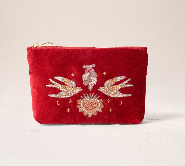 Elizabeth Scarlett Rouge Mini Pouch - Golden Trinkets