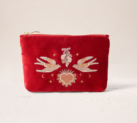 Elizabeth Scarlett Rouge Mini Pouch - Golden Trinkets