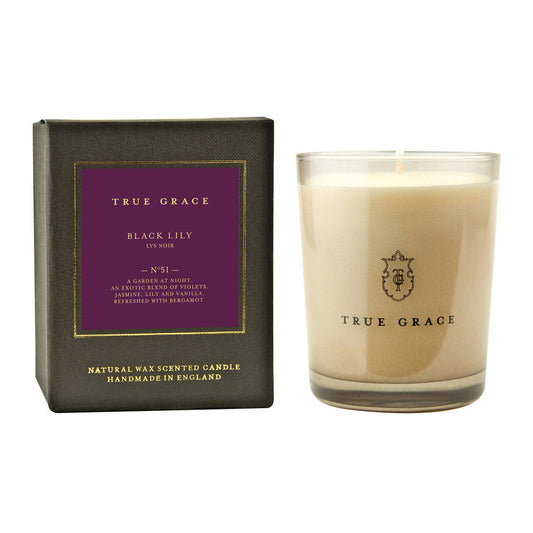 True Grace Manor Classic Candle Black Lily