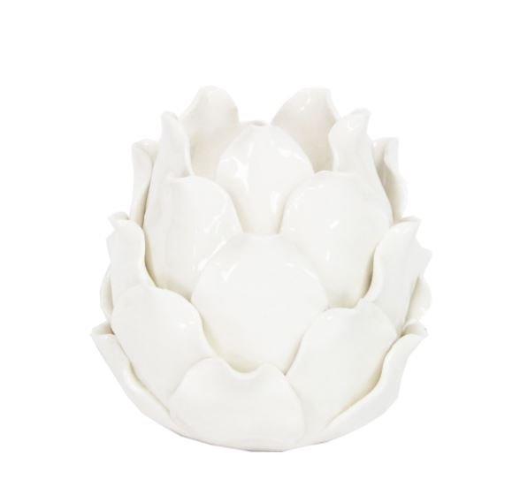 Porcelain Artichoke T- Lite Holder