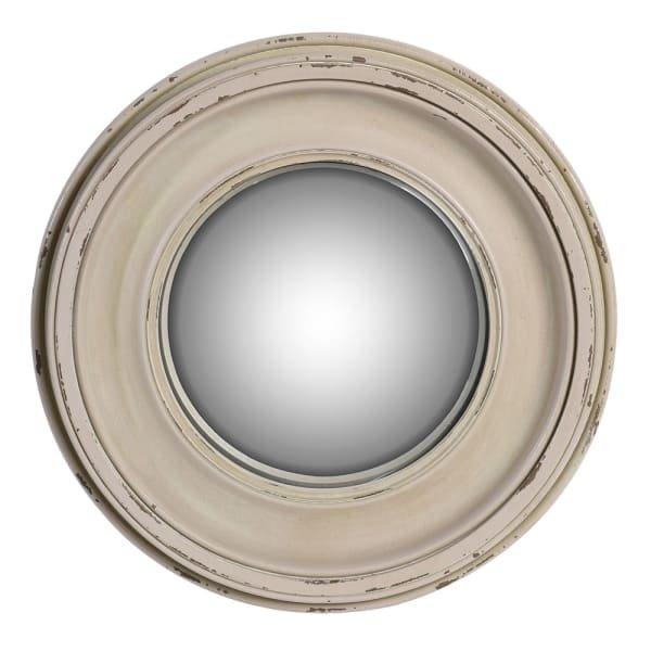 White Round Mirror