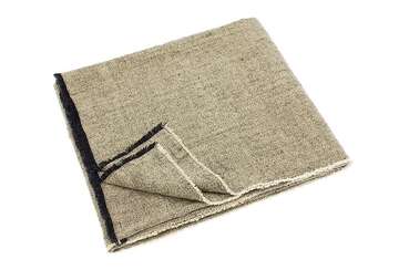 Linen and Cotton Throw Charcoal