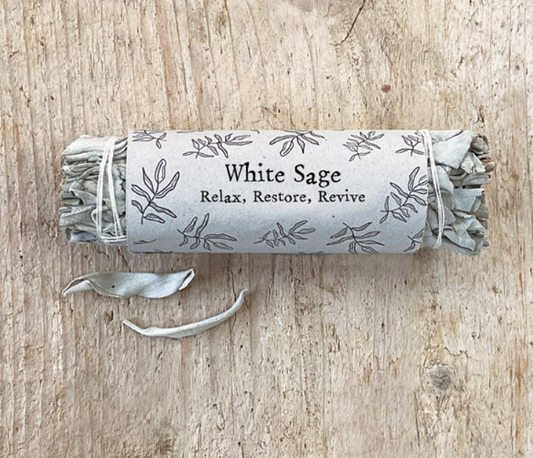 East of India Natural White Sage Smudge-Bundle