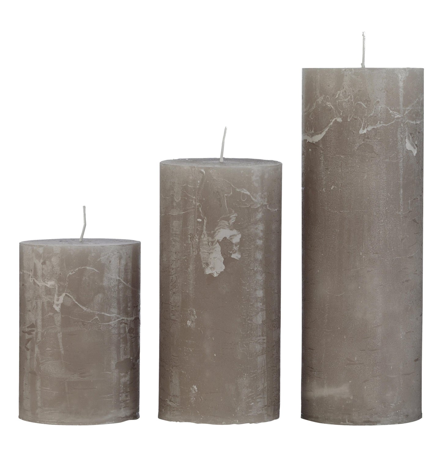 Cozy Living Pillar Candle - Taupe