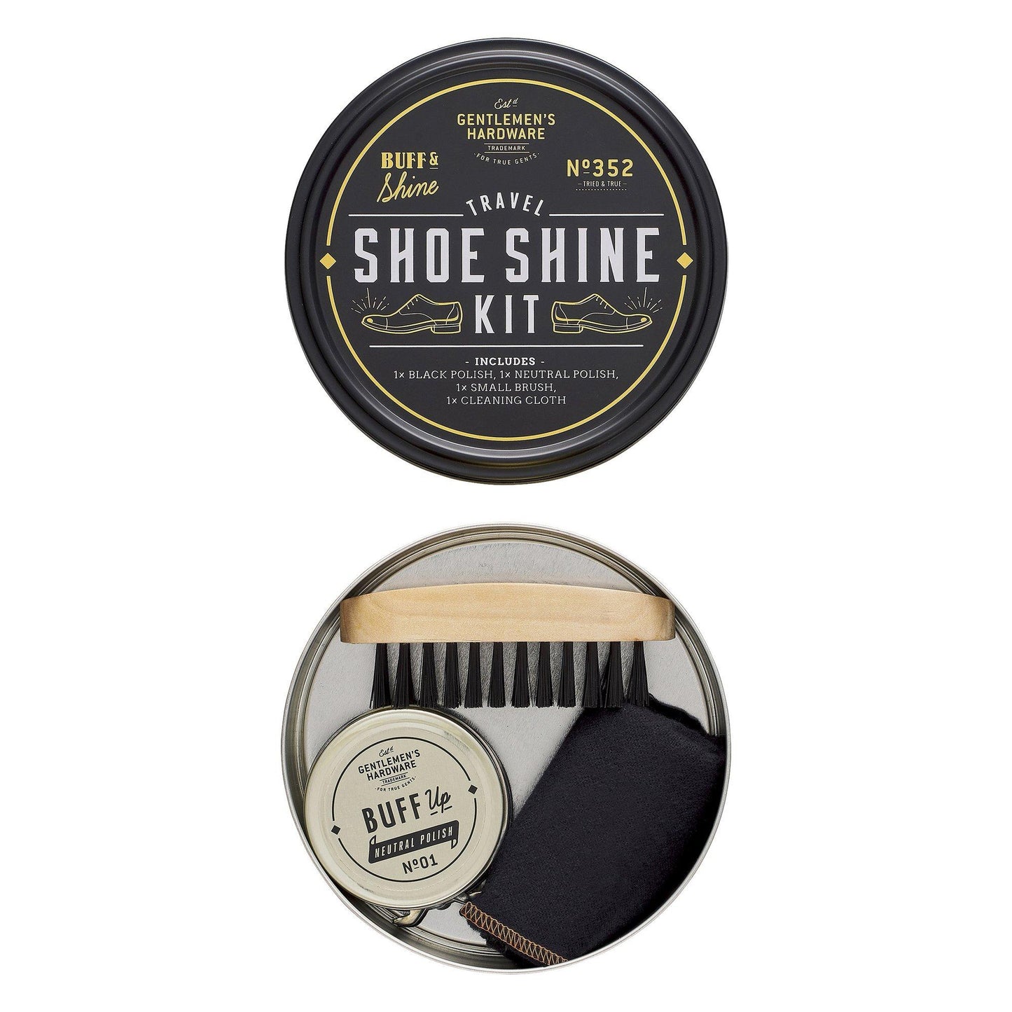Gentlemen's Hardware Shoe Shine Kit