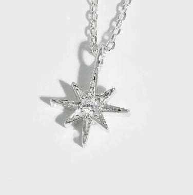 North Star Necklace, 14K Yellow Gold-Filled – Corazon Sterling Silver from  Taxco