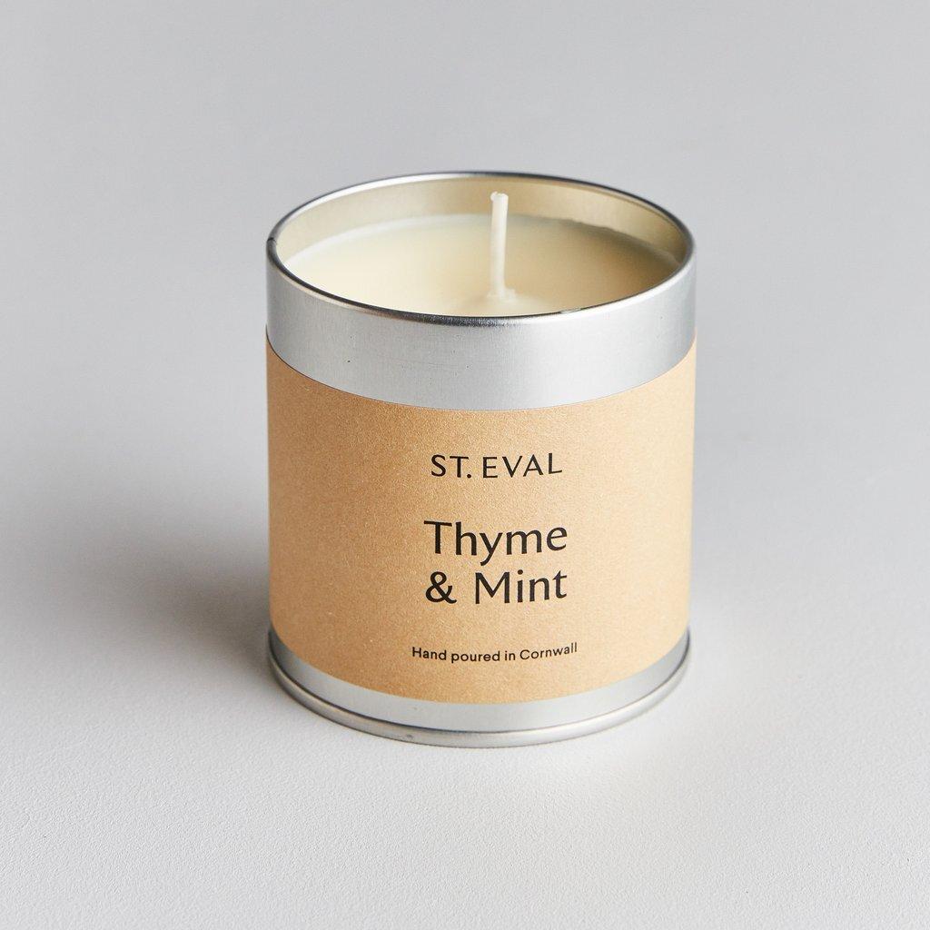 St Eval Thyme and Mint Candle